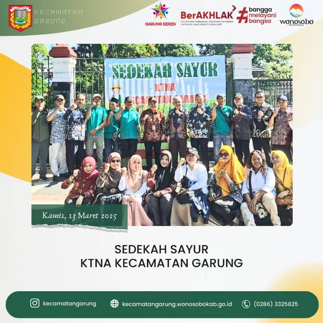 Sedekah Sayur KTNA Garung